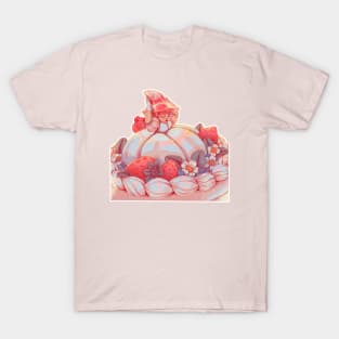 Little witch in a sweet strawberry cake T-Shirt